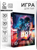 Игра для пар «Hot game», 30 карт ролевых игр, 30 карт поз, 2 кубика, 18+