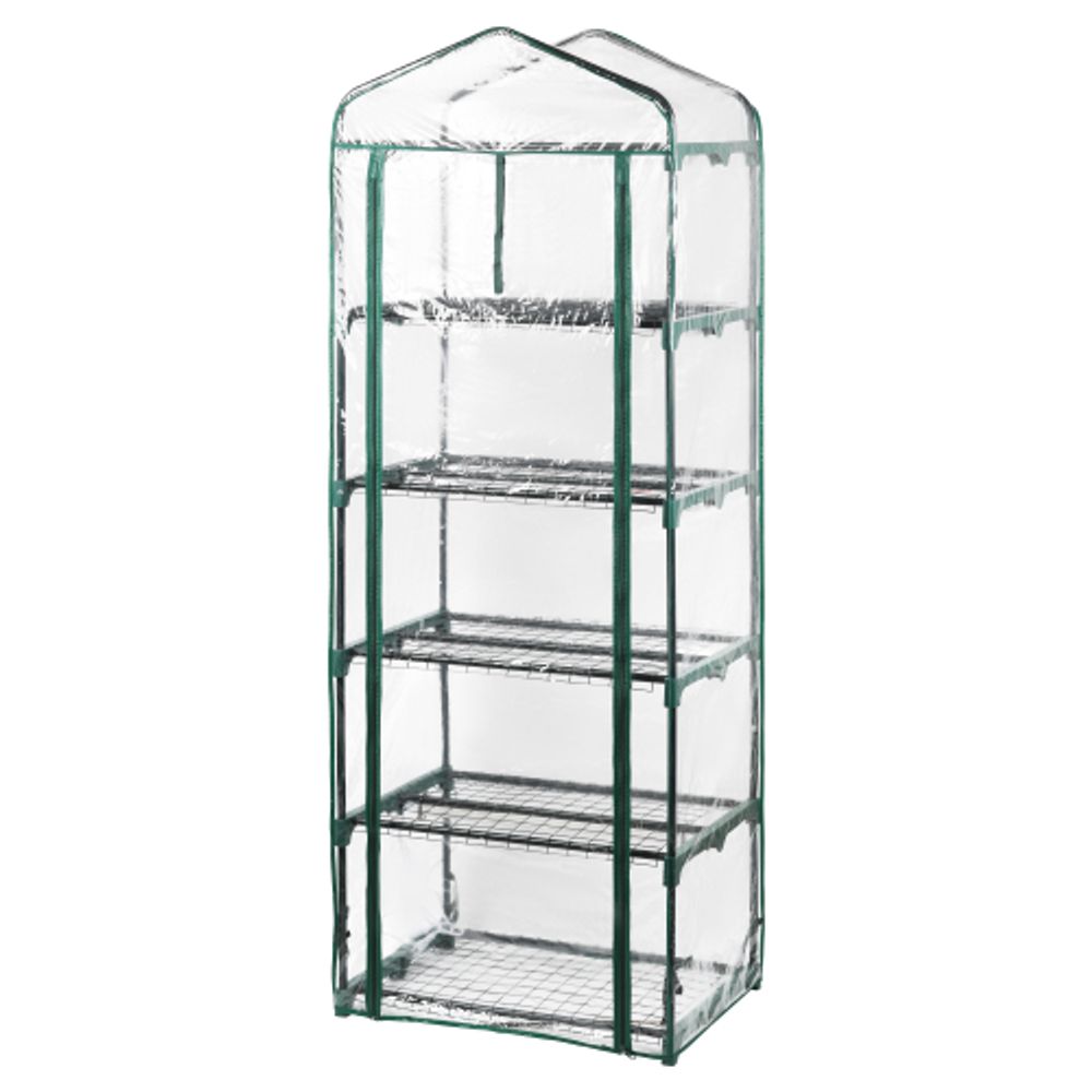 Чехол для теплиц GREEN APPLE GA-House-5-PVC cover на молнии 1930х690х490 мм | GREEN APPLE