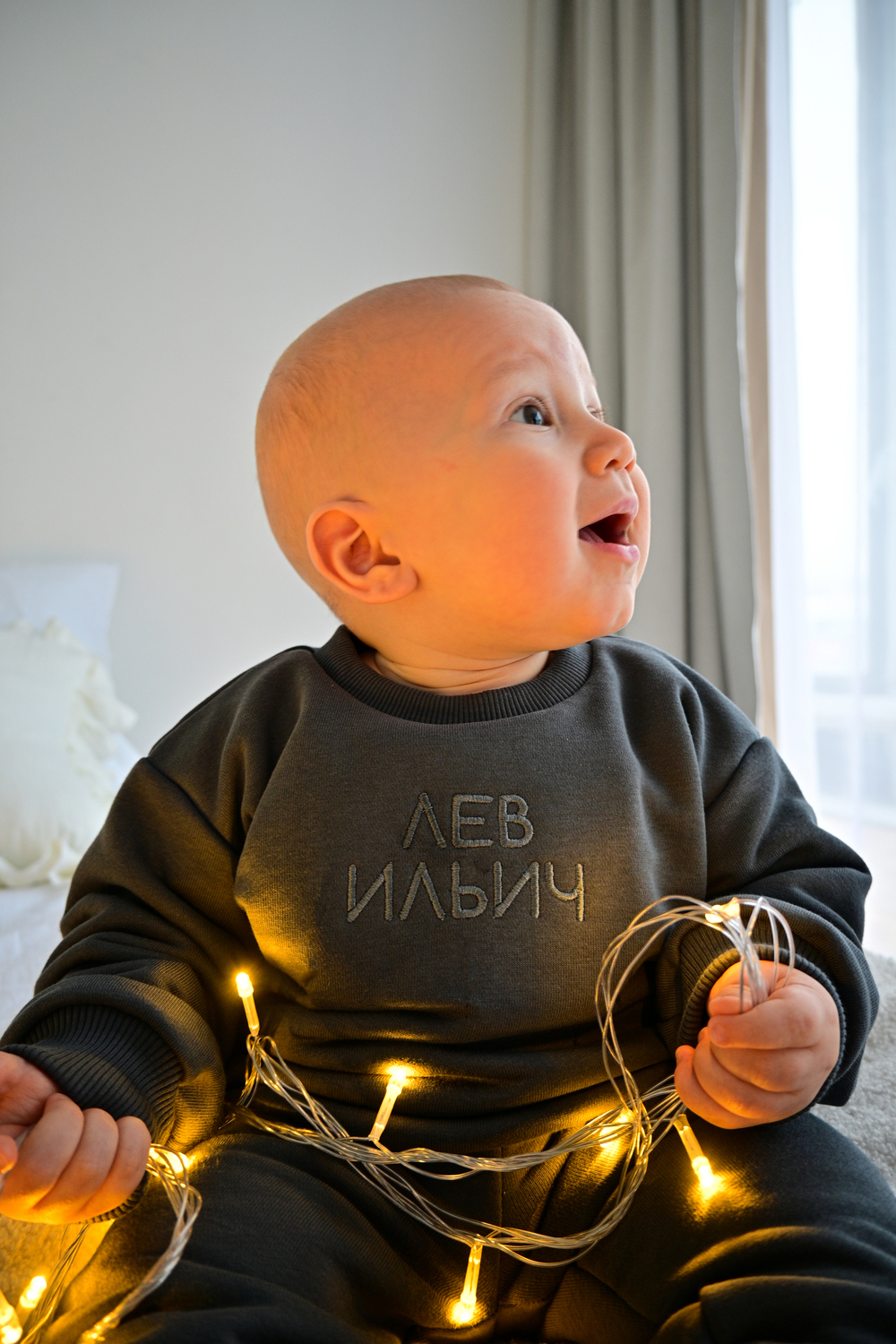 Свитшот + штанишки oversized графит