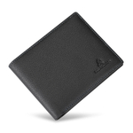 MEXICAN Top Grain Cow Leather Wallet Regular Men"s Black