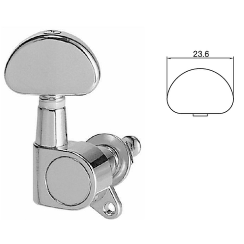 Samwoo J-03-CR Колки для электрогитары 3+3, grover large type, хром