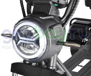Электроскутер WHITE SIBERIA TRIKE MINI 1500W - Красный фото №9