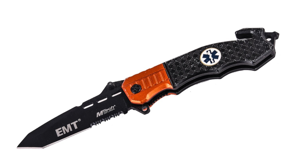 Складной спасательный нож Mtech MT-740 EMT