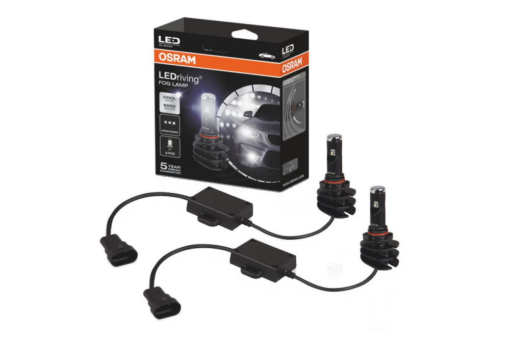 12V 13W PY20D LEDRIVING Светодиодные противотуманные лампы типа H10, 6000К 2шт.(1к-т)