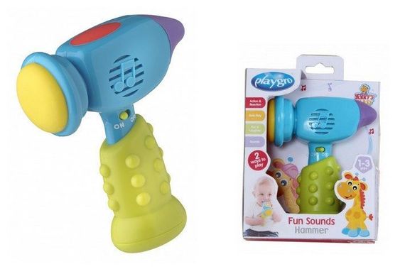 Playgro səsli çəkic 12-36 ay