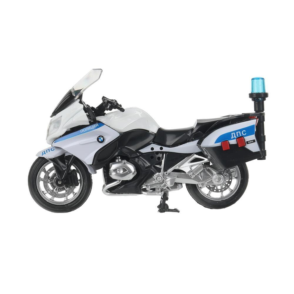 Модель МОТОЦИКЛ BMW R1200 RT 13 см, свет-звук, белый