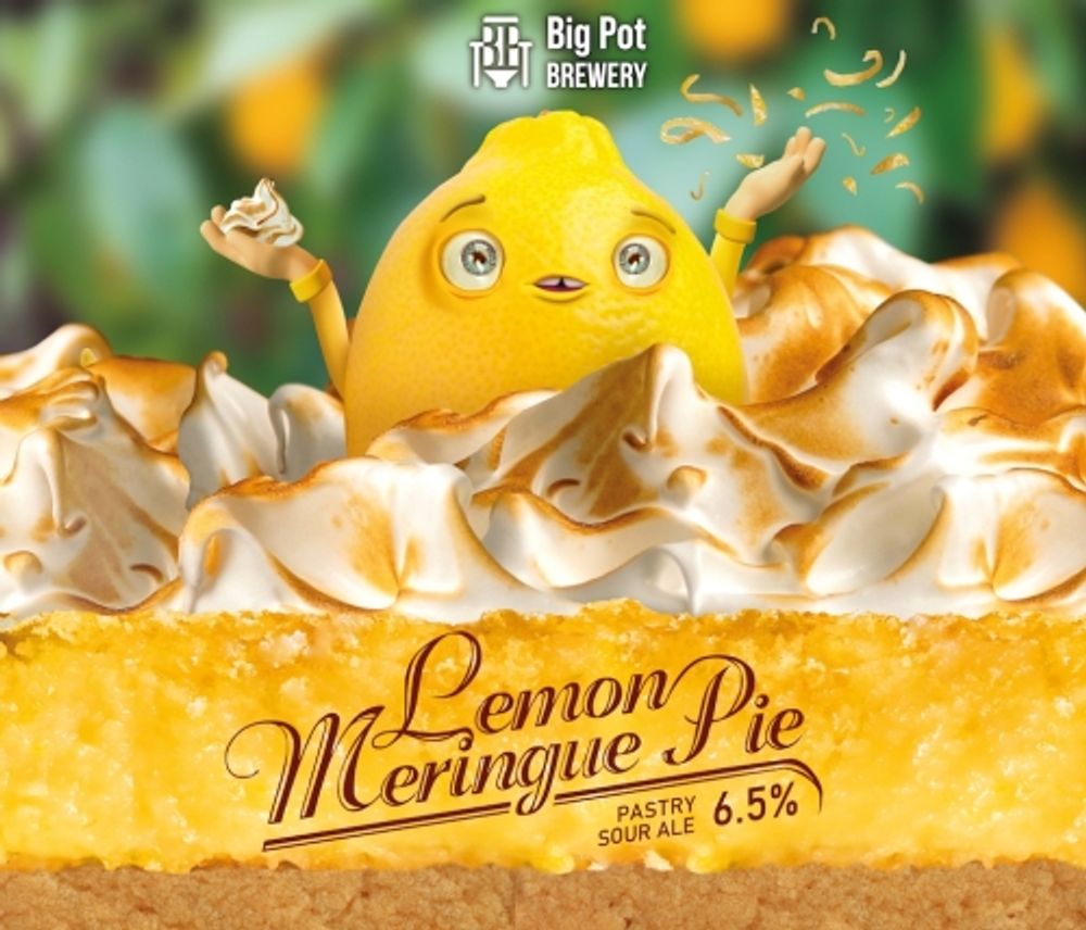 Пиво Биг Пот Лимон Меренга Пай 2026 / Big Pot Lemon Meringue Pie 2026 20л - кег