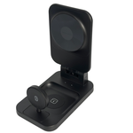 Беспроводное зарядное устройство 3in 1 с подставкой Keephone Tech Power Stand черный