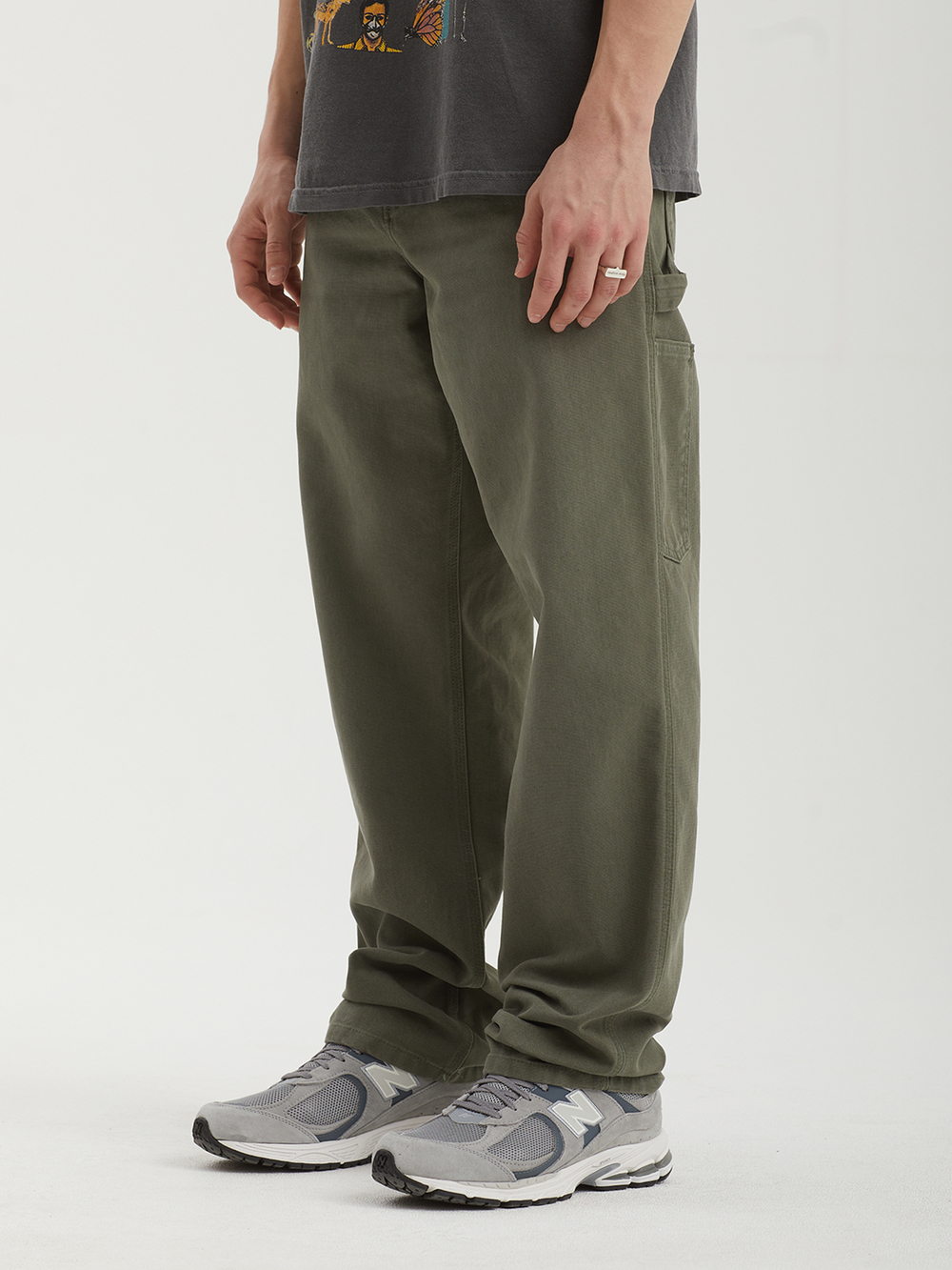 Мужские Брюки (Relaxed Straight Fit) Single Knee