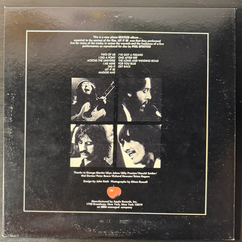 The Beatles - Let It Be (США 1970г.)