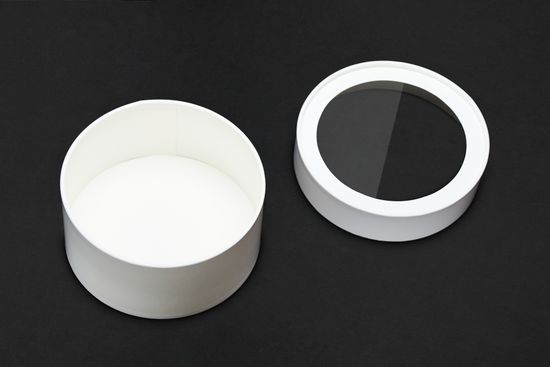Круглая коробка с окном d16