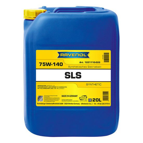 RAVENOL SLS 75W-140 LS масло для МКПП 20 Литров