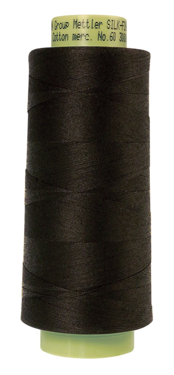 Нитки хлопковые Mettler Silk-Finish Cotton #60 (2743 м), 1 кат. | цв. 4000 черный