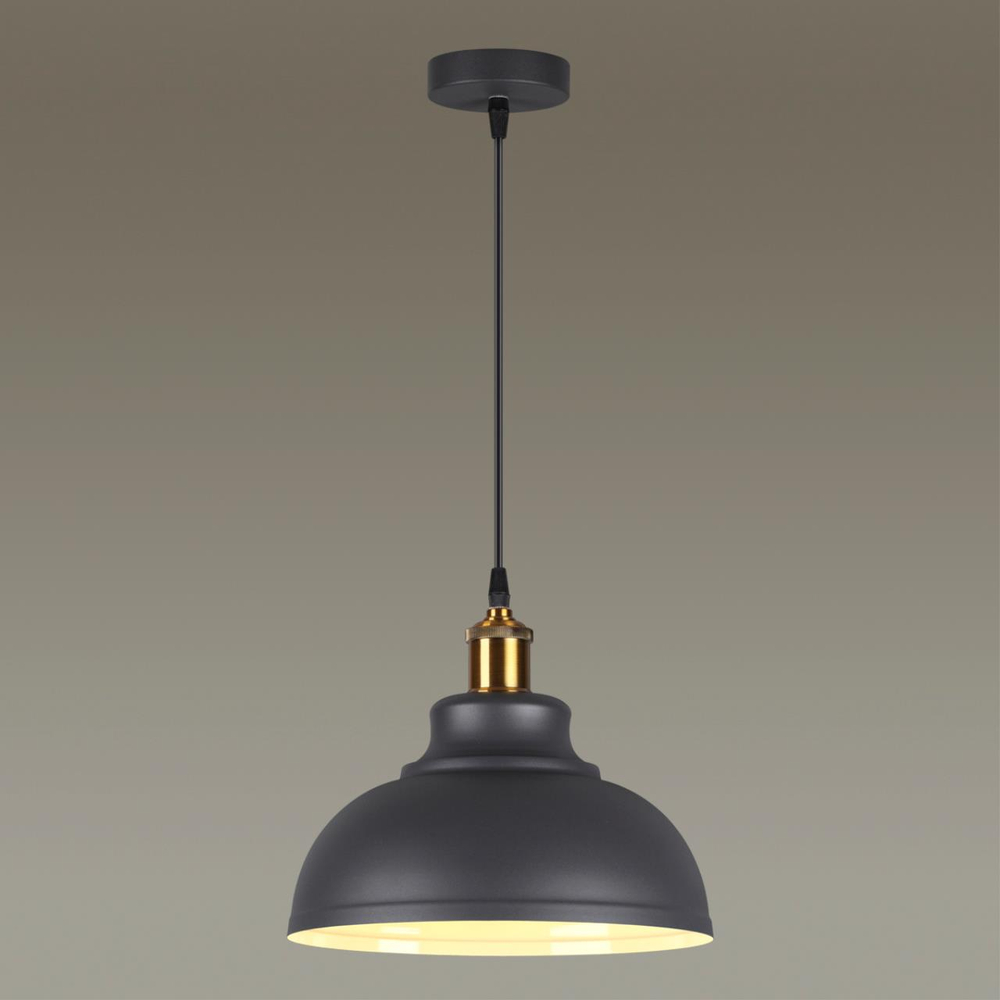 3366/1 PENDANT ODL17 419 темн.серый/бронзовый Подвес E27 60W 220V MIRT