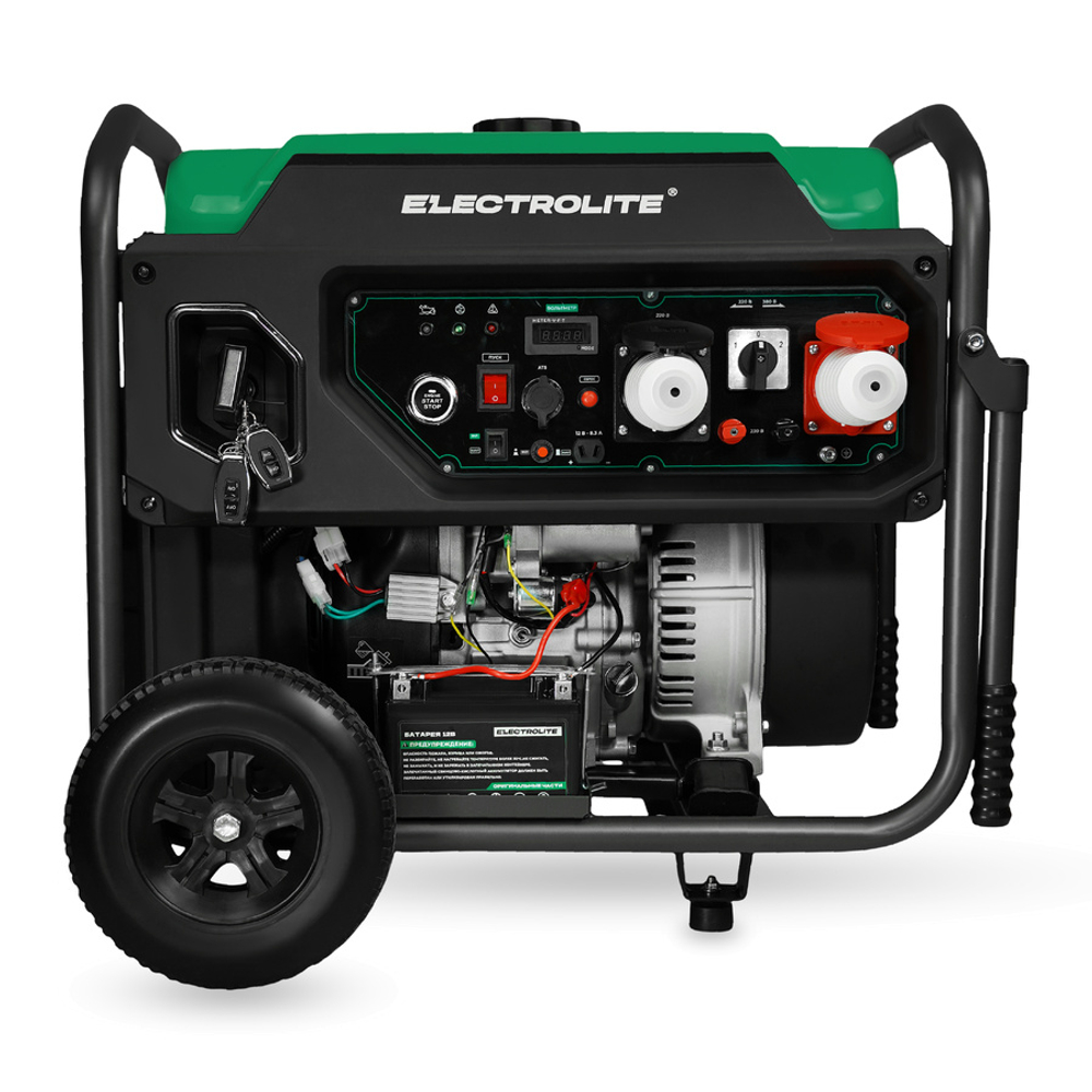 Генератор бензиновый инверторный Electrolite EL 12000iE Dual