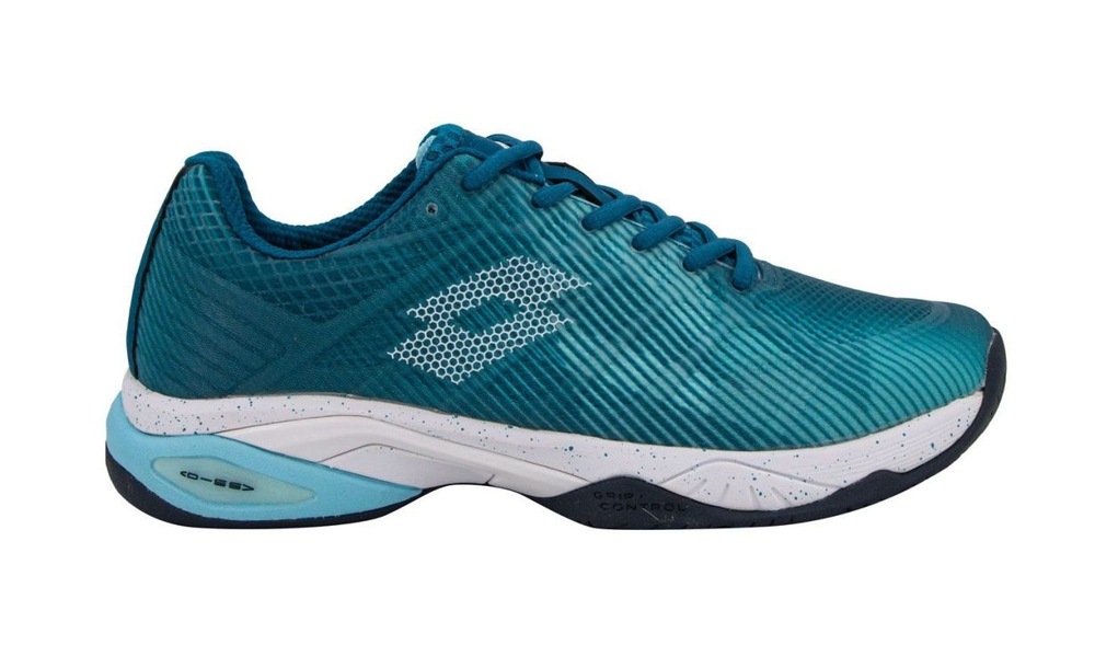 Meskie buty tenisowe Lotto Mirage 300 III Clay - blue 3025/all white/blue 2975C