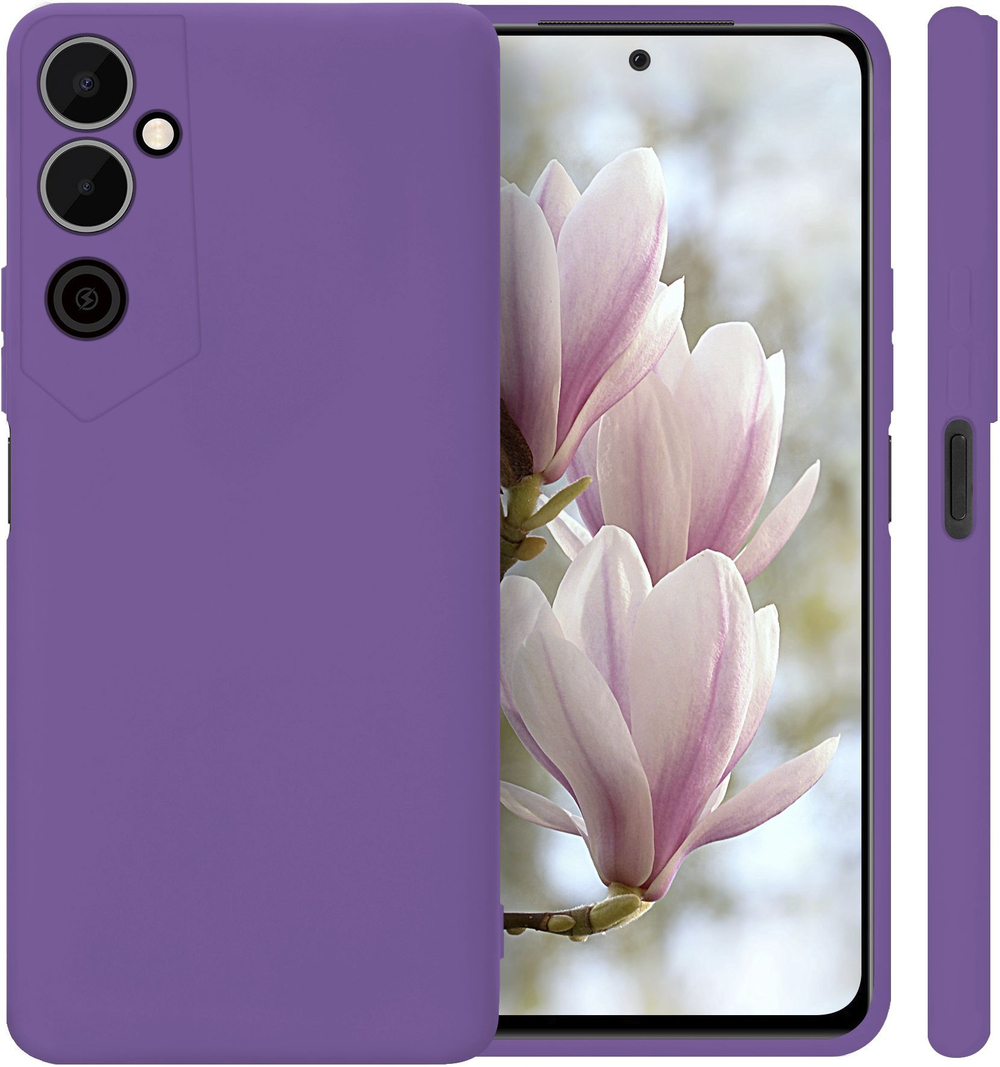 Мягкий Soft Touch чехол из силикона для TECNO POVA NEO 2 с бархатной подкладкой