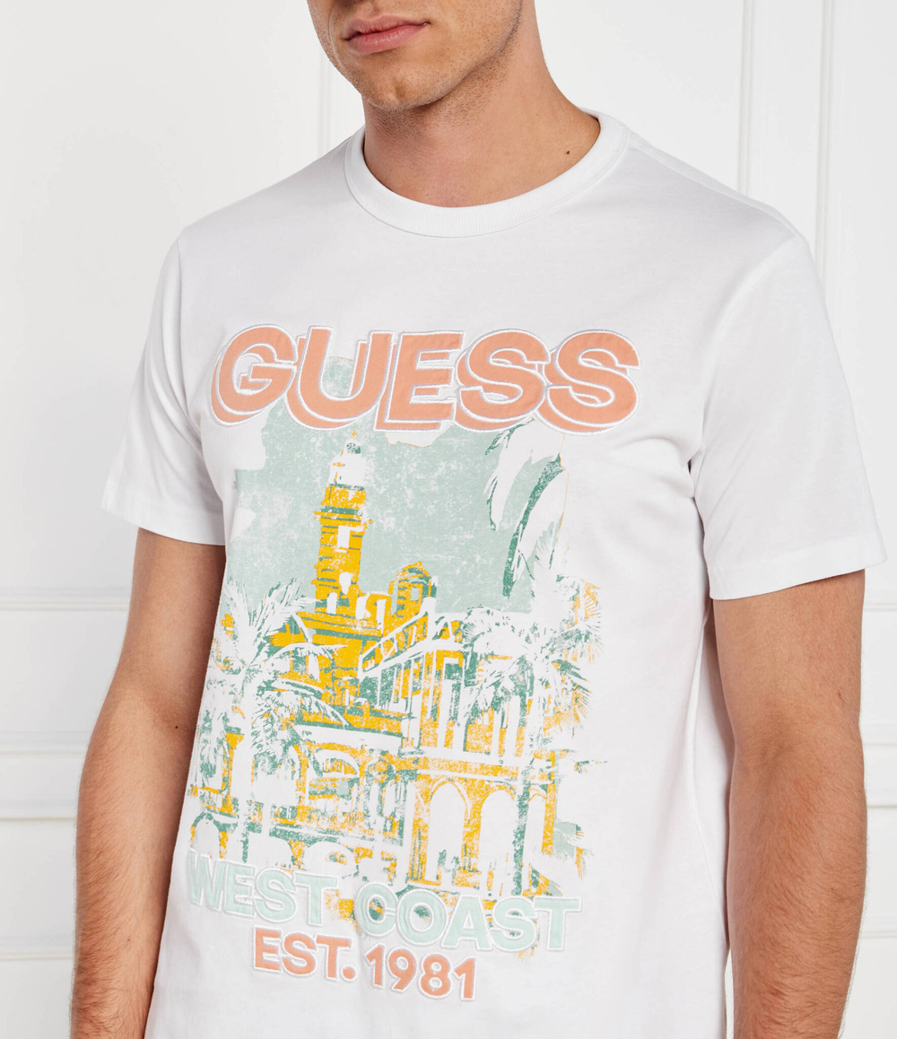 Футболка WEAST COAST GUESS - белый(M4YI22 K8FQ4)