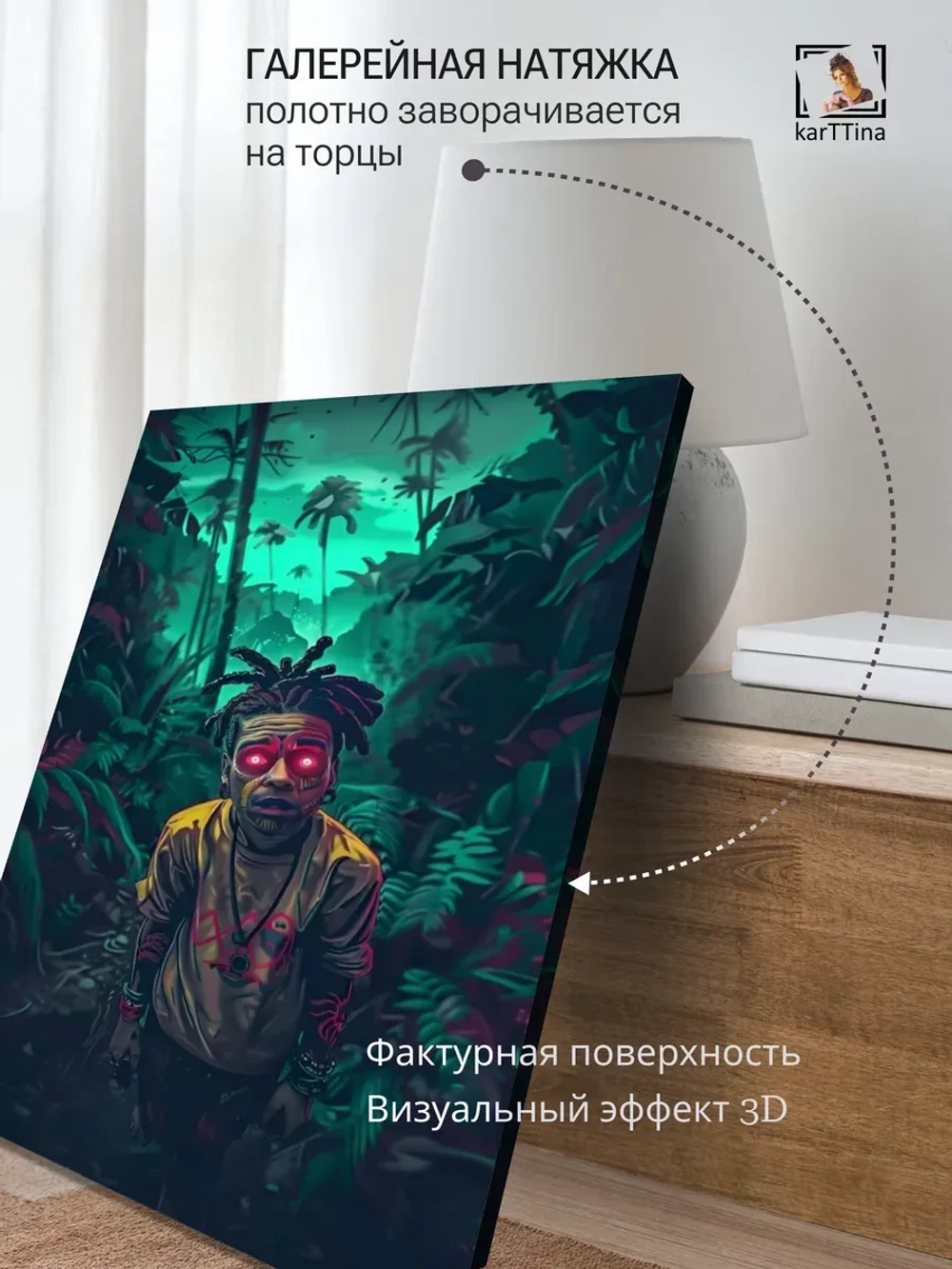 Картина на стену Тропики 30х40см 1шт.