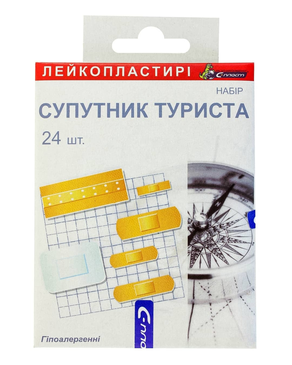 С-пласт Пластырь набор Спутник туриста 24 шт.