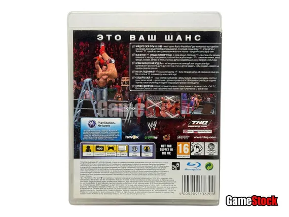 PS3 WWE SmackDown vs. Raw 2011 (Б/У, Английская версия, BLES-01045)
