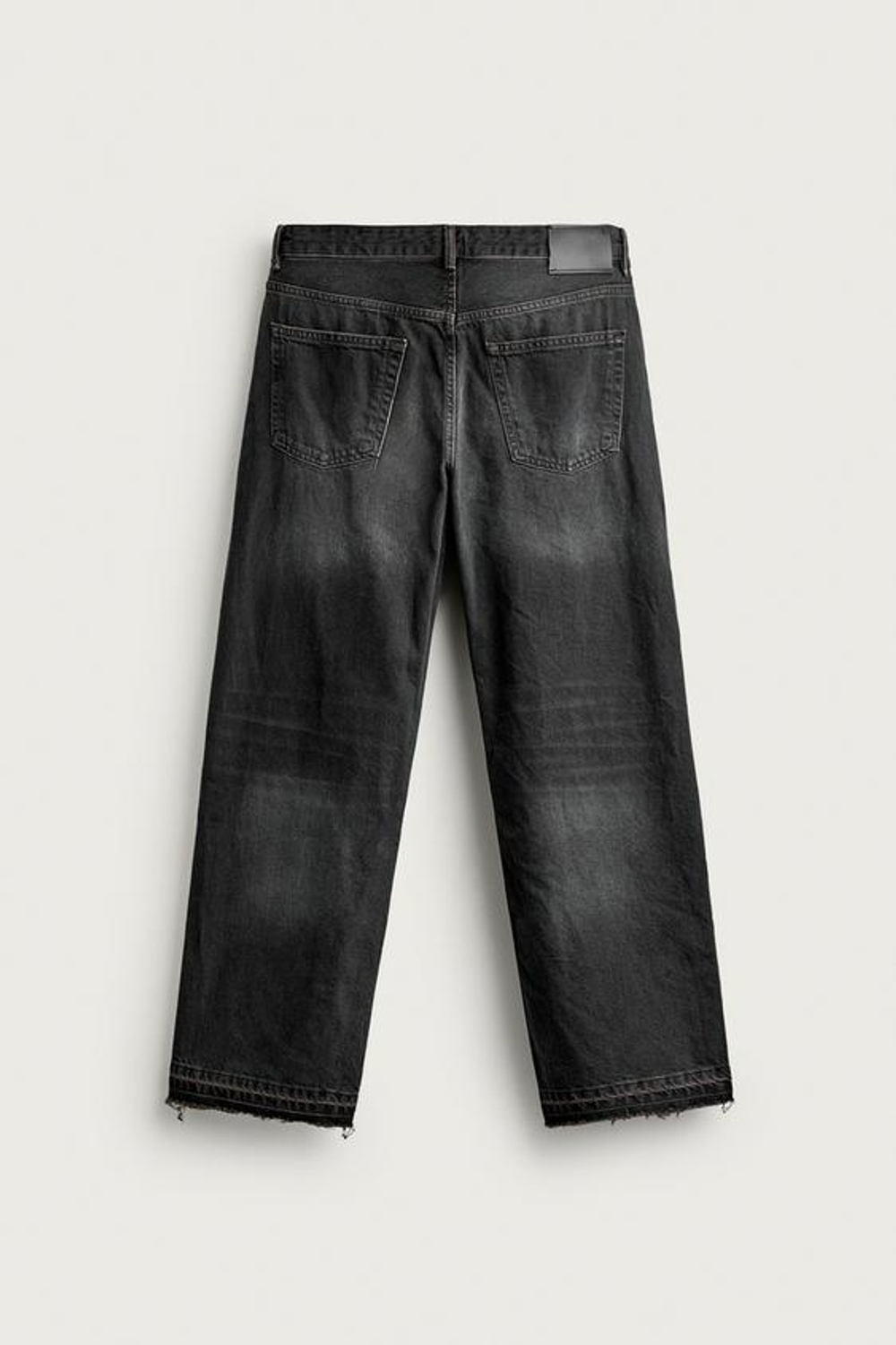 ZARA ДЖИНСЫ LOOSE FIT, УГОЛЬНЫЙ