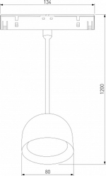Подвесной светильник Elektrostandard Slim Magnetic a065481