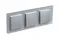 Рамка стеклянная на 3 поста Systeme Electric AtlasDesign Nature Алюминий ATN320303