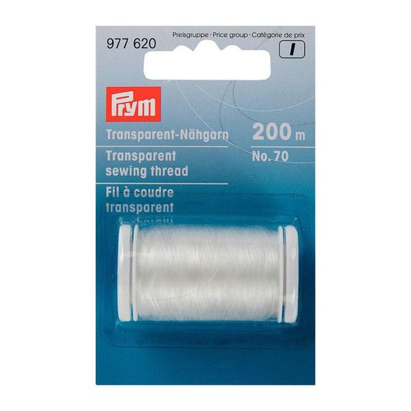 Нить прозрачная (мононить) №70, 200 м, Prym 977620