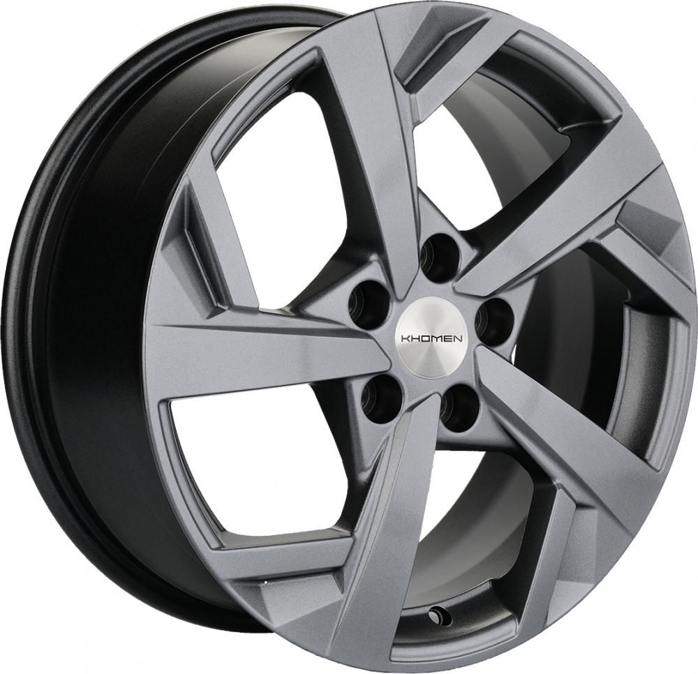 Khomen 1712 7x17 5x108 ET 50 Dia 63.4 (grey)