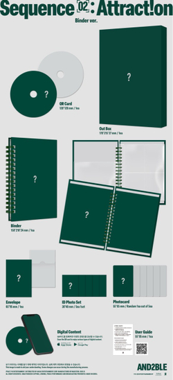 Альбом AND2BLE - 2nd Mini Album [Sequence 02: Attraction] (Binder ver.)