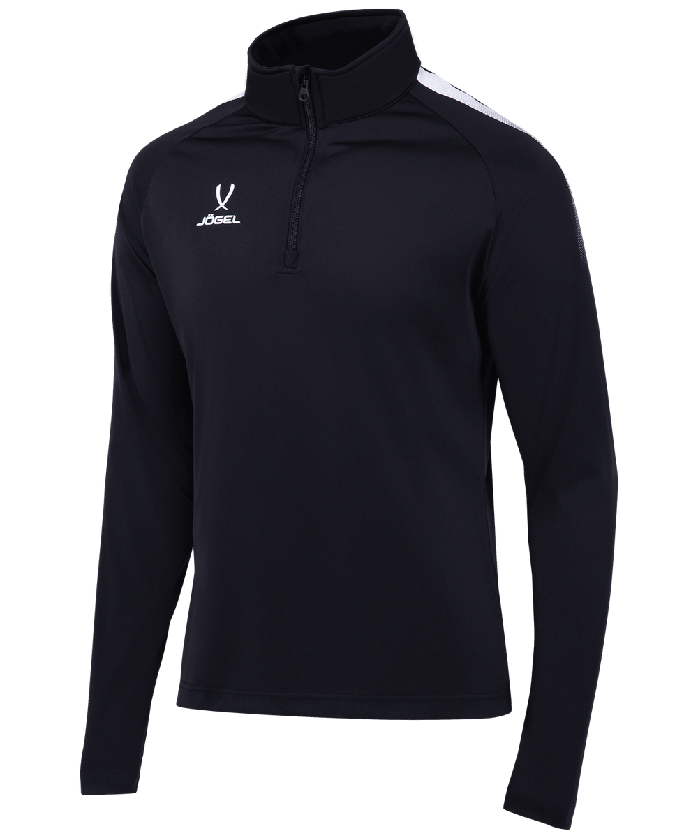 Джемпер тренировочный CAMP Training Top 1/4 Zip, черный, детский