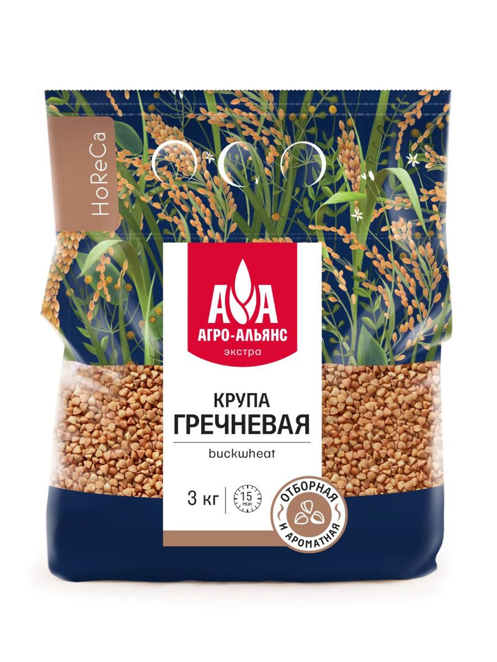 гречка Элитная 3кг HORECA