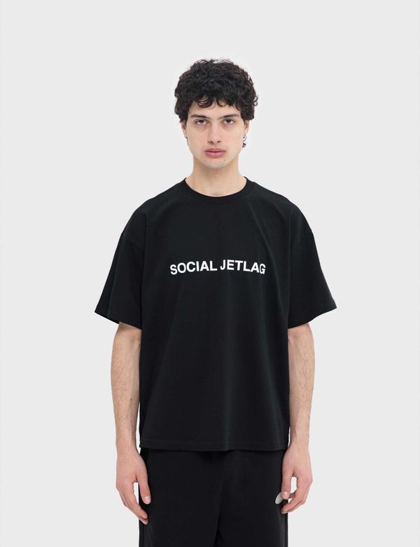 Футболка SOCIAL JETLAG SS22 Черная - фото 2