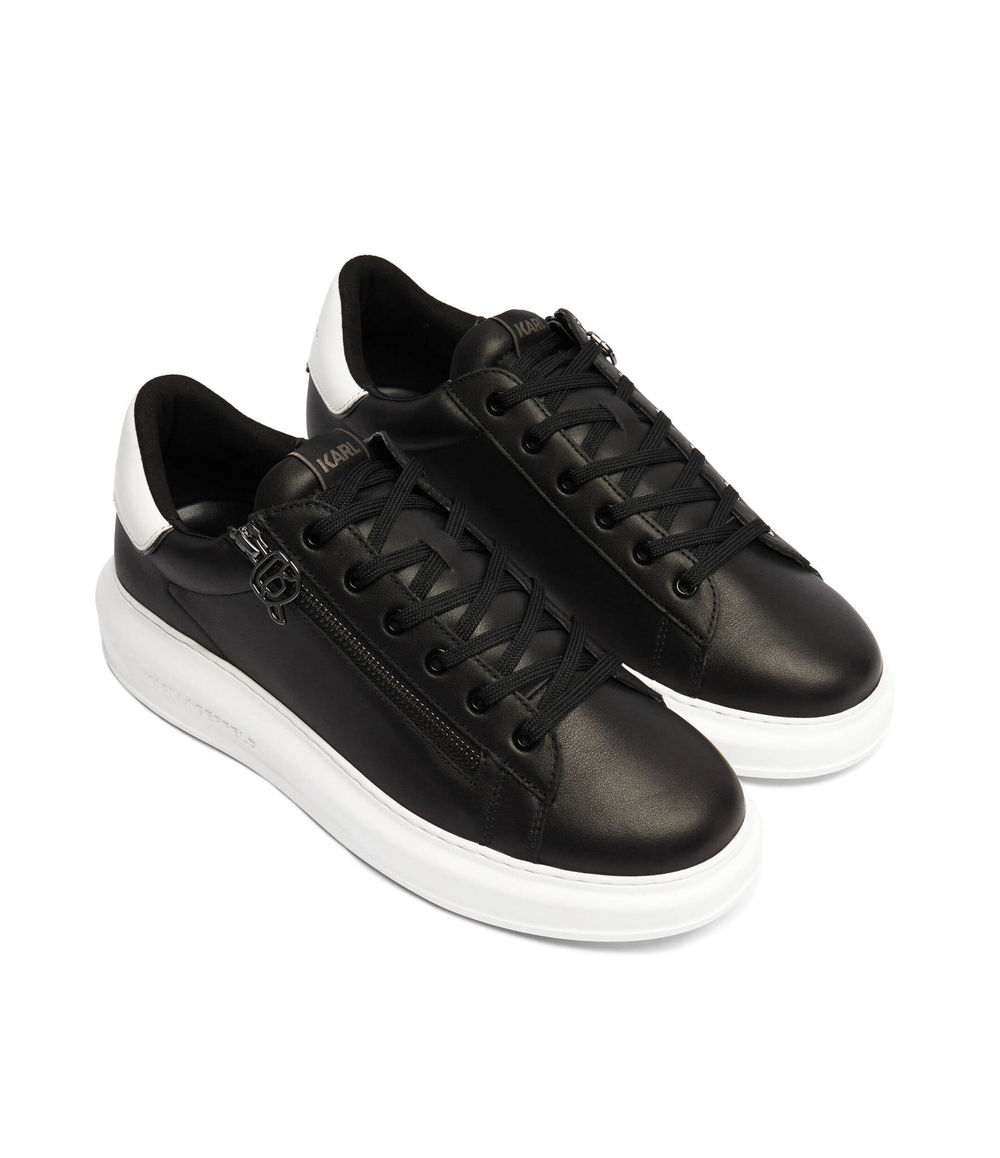 Кожаные кроссовки kapri Karl Lagerfeld - черный(KL52564)