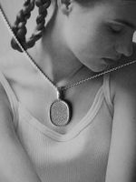 Кулон Зеркало "Моя Жизнь" / Ma Vie, с цепочкой на выбор