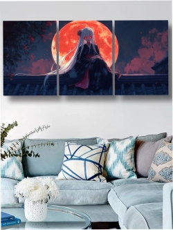 Картина Ночная луна модульная 50x70см 3шт.