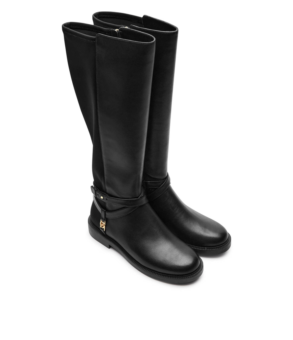 Кожаные сапоги-казаки ABIGAIL Michael Kors - черный(40F4ABMB6L)