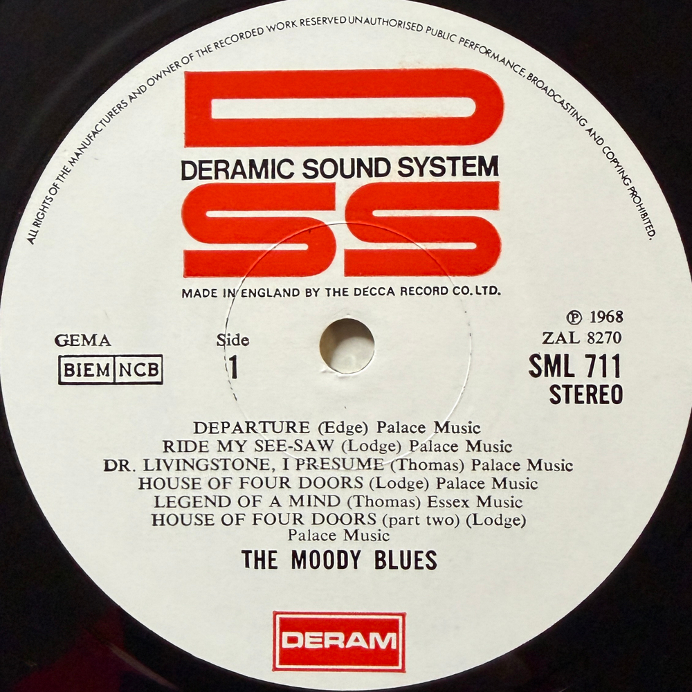 The Moody Blues ‎– In Search Of The Lost Chord (Англия 1968г.)
