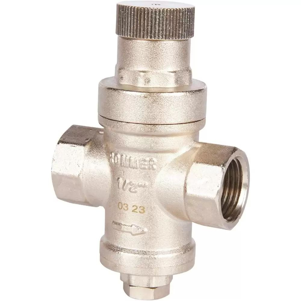 Редуктор давления PN16 1/2" вн/вн без манометра ROMMER (RVS-0009-000015)