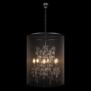 Подвесная люстра 6*Е14 10450/500 графит Vaille Crystal LOFT IT