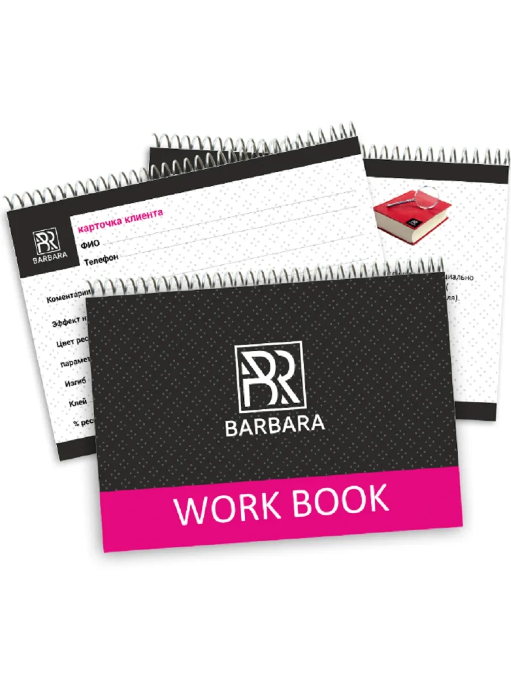 Блокнот Work Book BARBARA (черный)