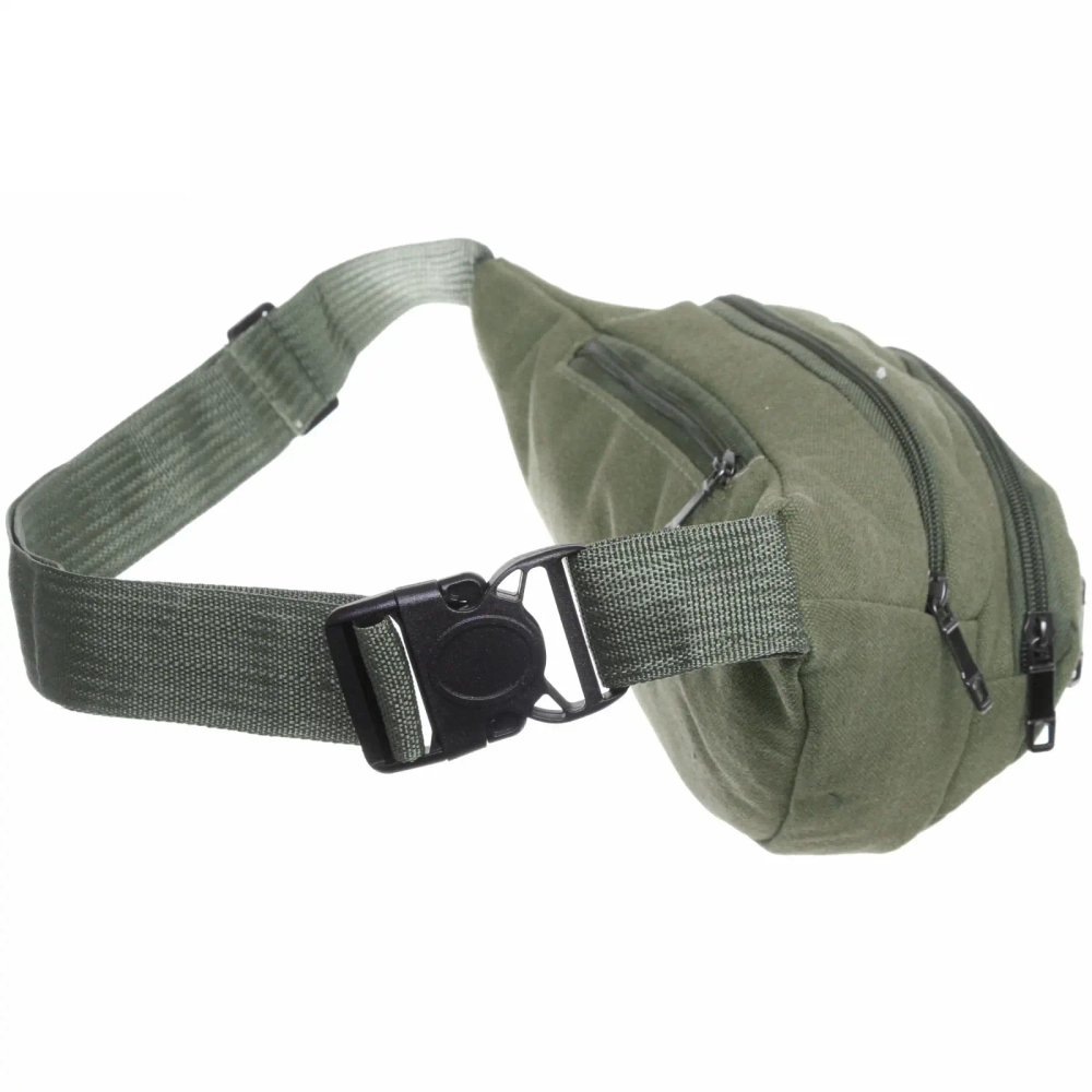 Сумка на пояс «Sport leader - Street Fashion», 4 кармана, цвет хаки, 35*16*6см