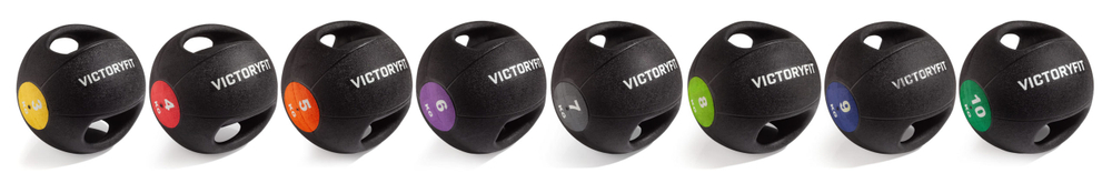 Медбол с хватом 6 кг VictoryFit VF-MBB060