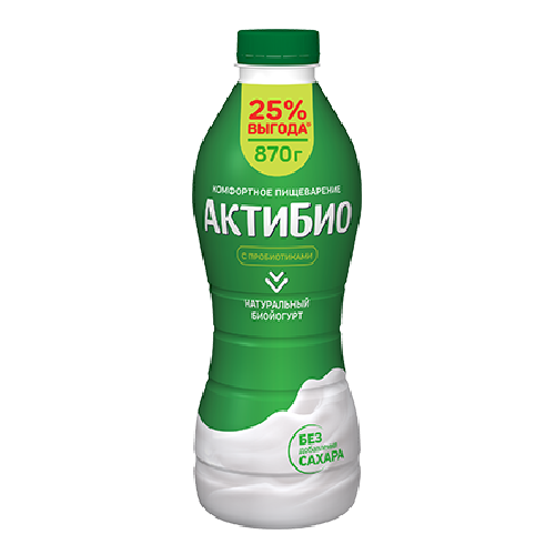 АктиБио йогурт 870гр Натуральный
