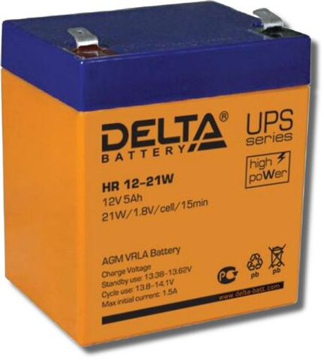 HR 12-21 W Delta Аккумулятор герметичный свинцово-кислотный