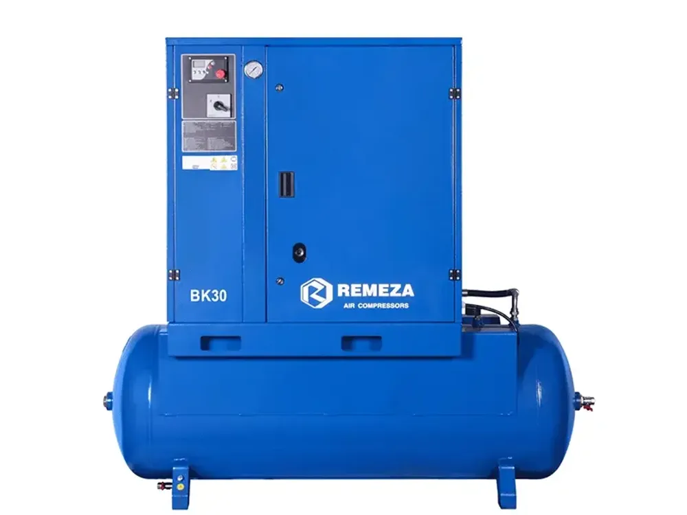 Винтовой компрессор Remeza ВК30-10-500 на ресивере 500л