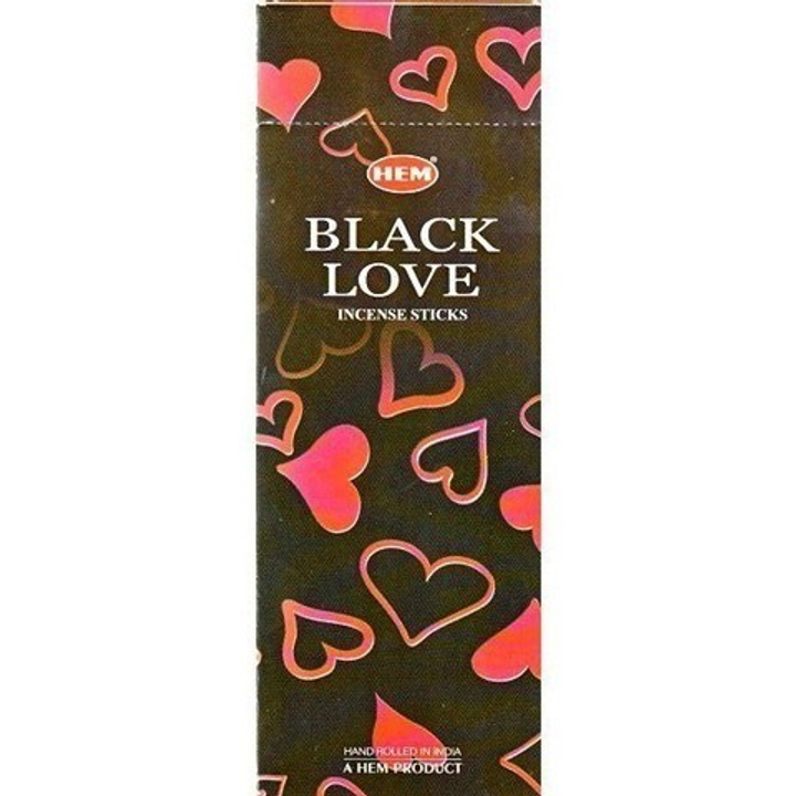 HEM Black Love шестигранник Благовоние Черная любовь (роза, афродезия, иланг-иланг, пачули)