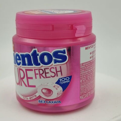 Жевательная резинка Mentos Pure Fresh Тутти Фрутти, 100 г