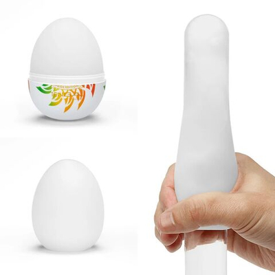 Мастурбатор-яйцо Tenga Egg Shiny II Pride Edition (Цвет: оранжевый)